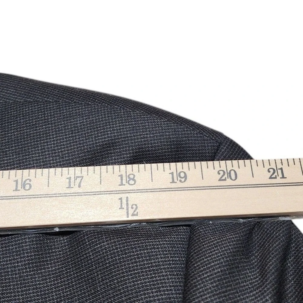 Calvin Klein Suit Jacket Men 48R Brown‎ 100% Wool Two Button Blazer